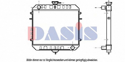 AKS DASIS 150028n -  Радиатор, охлаждение двигателя